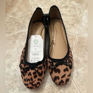 Time and Tru Women's String Bow Ballet Flats Size 7